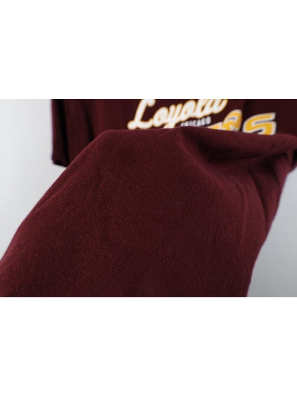 Champion Mens Medium Team Issued Loyola University Chicago Soccer T-Shirt Maroon - Picture 6 of 15